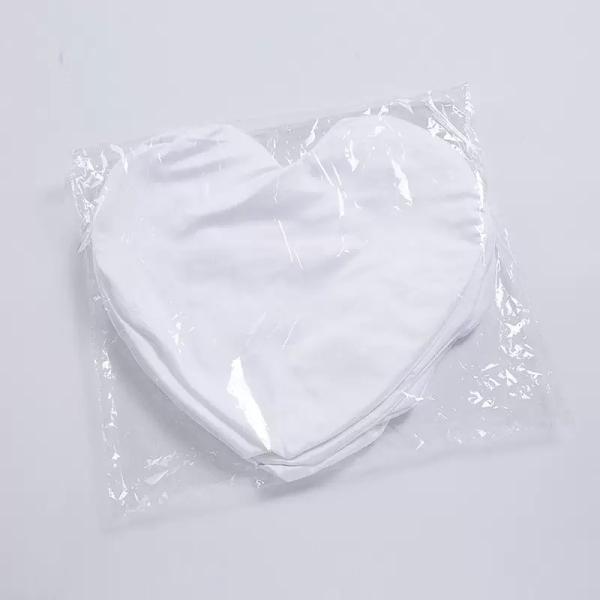 Sublimation Heart Pillow Peach Skin Polyester Sublimation Cushion Cover Blanks