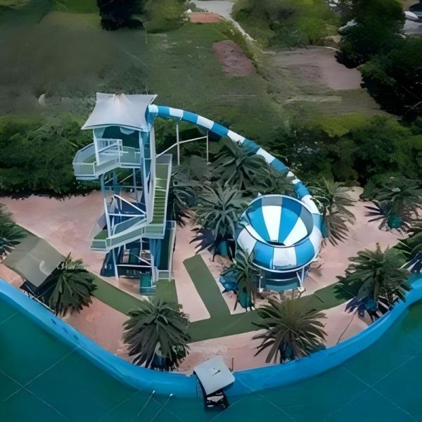 Water Park Giant Beast Bowl Water Slide Water Roller Coaster 15m