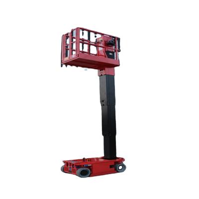 Plataforma de trabalho aéreo elétrica móvel telescópica dobrável 100 kg 200 kg 300 kg