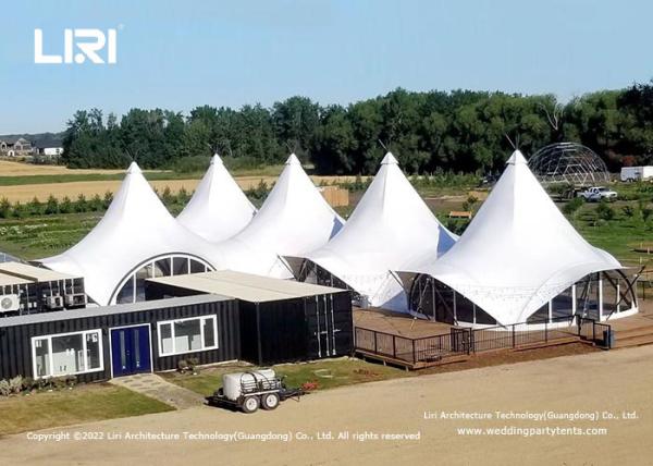 8m Luxury Teepee Glamping Tent  with Special Shape for Outdoor Event