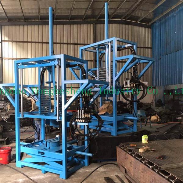 Waste Truck Tire Packing Machine For Rubber Brick Tile Making Plant