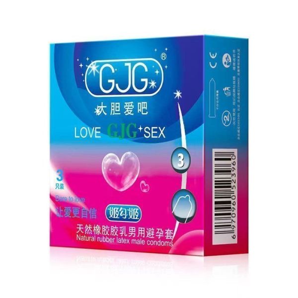 Bulk Pack of 10 Pieces/Box Sensitive Skin Friendly Lubricated Condoms Fragrance Free
