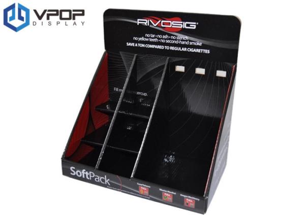 High Capacity Cardboard PDQ Displays Environmental Friendly For Electronic Cigarette