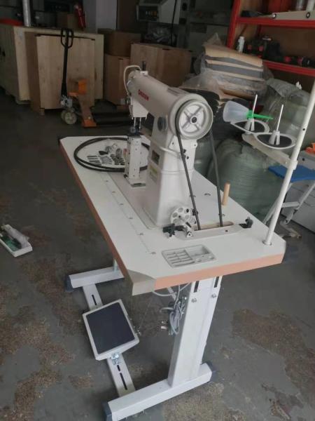 Double Needle Shoe Sewing Machine energy saving Footwear Sewing Machine