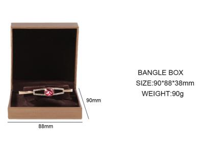 Le coton personnalisable a rempli boîtes de rangement de bijoux de boîtes à bijoux de carton