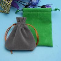 Le sac court occasionnel de bijoux de cordon de peluche le modèle que solide s'est facilement ouvert/s'est fermé