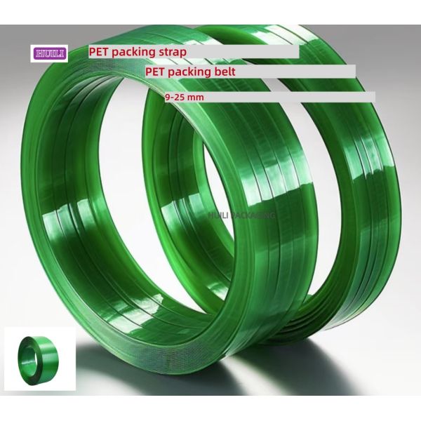 9-16mm PET plastic steel strapping PET packaging belt with 100% PET bottle flakes
