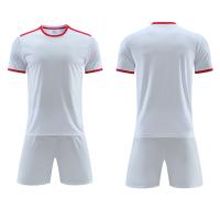 Le débardeur léger de Club de Football a placé les uniformes solides du football de sublimation de tissus respirables
