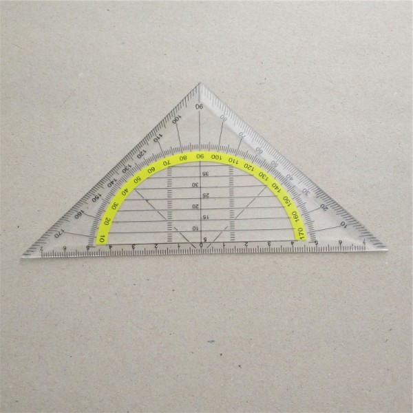 two color print plastic hot selling wholesale 30cm ruler set