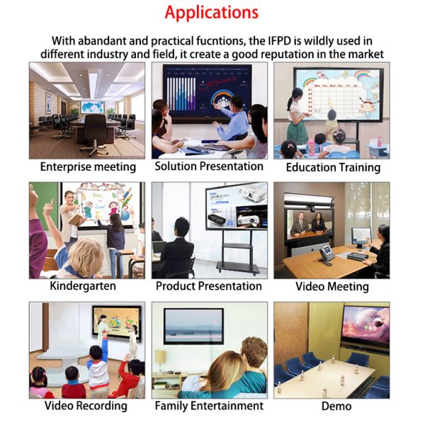 LCD Smart Board Дисплей Собрание Цифровая интерактивная доска учебное заведение Учебное заведение Образование Электронная 4k Smart Board