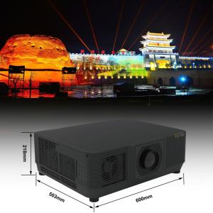 Building Projection 12000 Lumen 3D Mapping Projector LCD WUXGA Zoom Lens Display