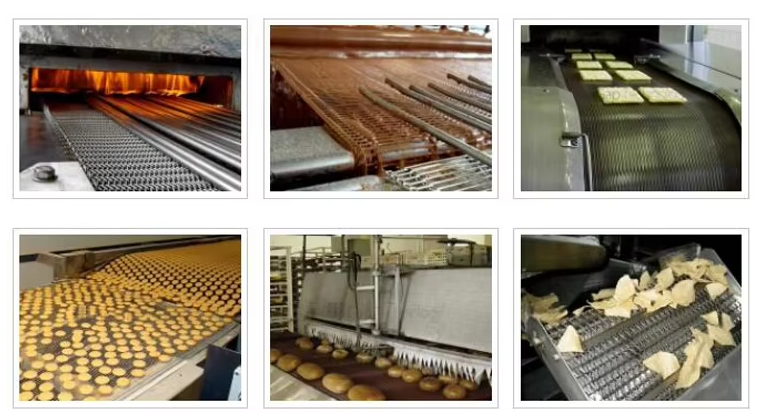 Stainless Steel Mesh Conveyor Belt For Food / Baking Industry