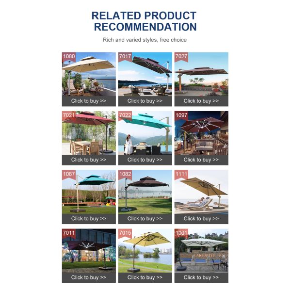 A jarda 220g clara conduzida tingiu o pátio Sunbrella impermeável de 3.5m