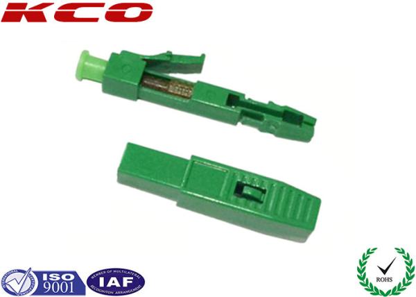 Home Fiber Optic Cable Lc Connector Quick Assembly Single Mode Green Color