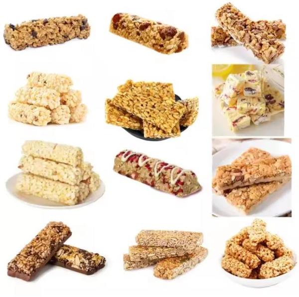 Pequeña barra del cereal/barra de chocolate que hace la máquina con el material SS304