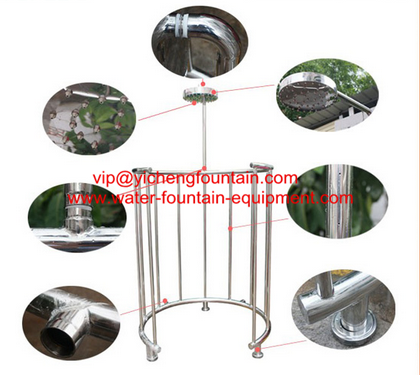 Stainless Steel 304 Vicky Showers Swimming Pool Fittings Customized Size