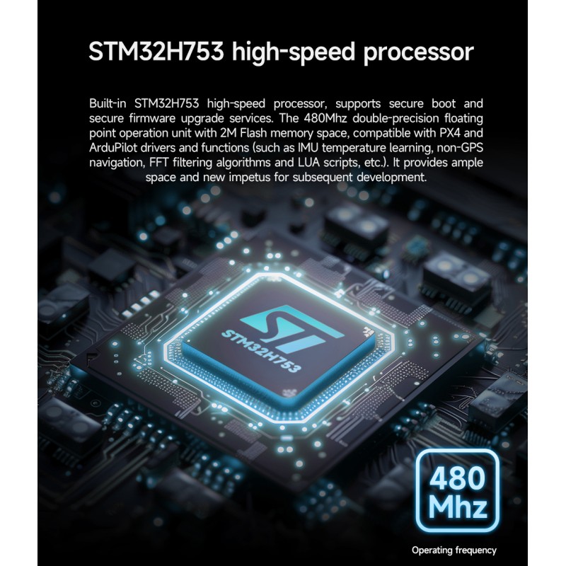CUAV 7-Nano Controller H7 Processor Dual IMUs Redundant Design Laminated Compact Size For Drone Open Source PX4 Ardupilot