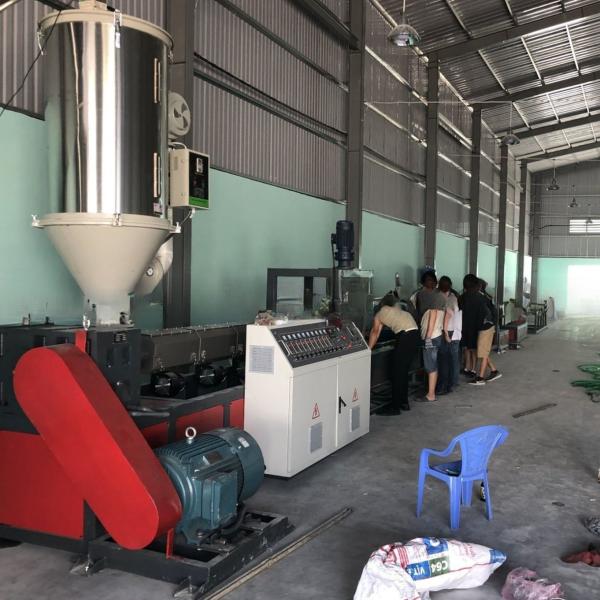 Ligne de production automatique de bandes PET/PP avec emballage en coton