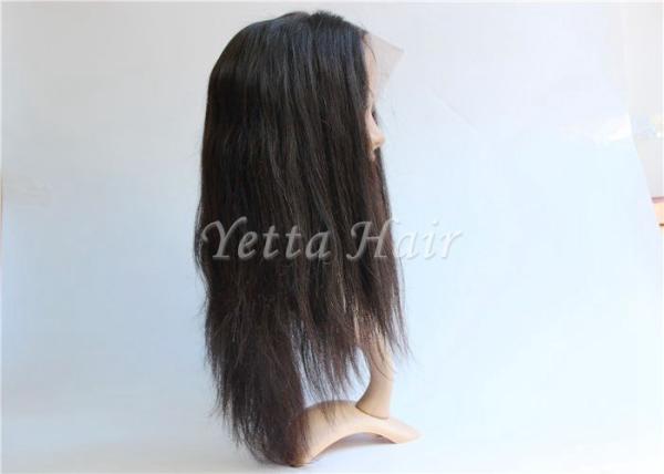 Perucas completas livres do laço de Glueless do cabelo humano do emaranhado/em linha reta Weave do cabelo de Remy