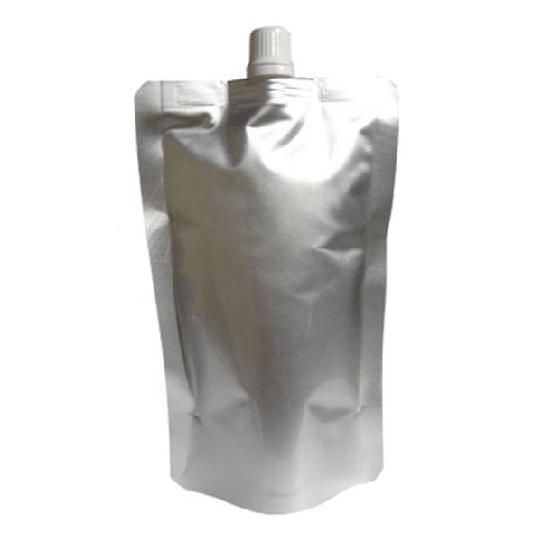 Custom 500ML k Reusable Standing Up Aluminum Foil Clear Plastic Food Packaging Drink Pouch Bag With Spout