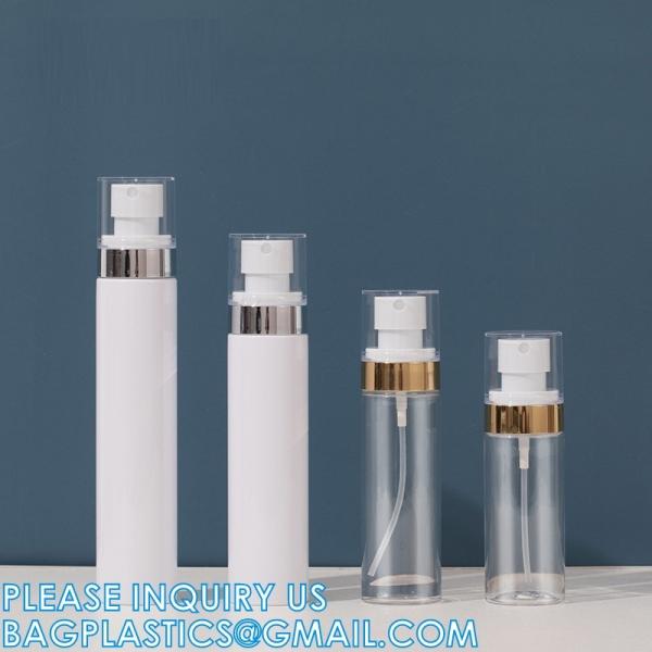 Foaming Dispenser Bottle, Travel Spray Bottle Container Cosmetics Bottle Transparent Dry Powder Spray Bottle