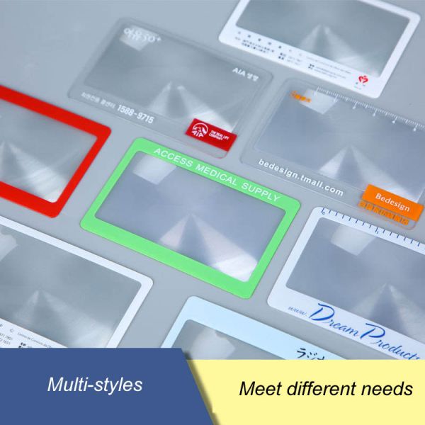High Quality Wholesale Custom Large Size LED Lighted Magnifier Glasses, Computer Screen LED 18*14CM 3X Magnifying Glass