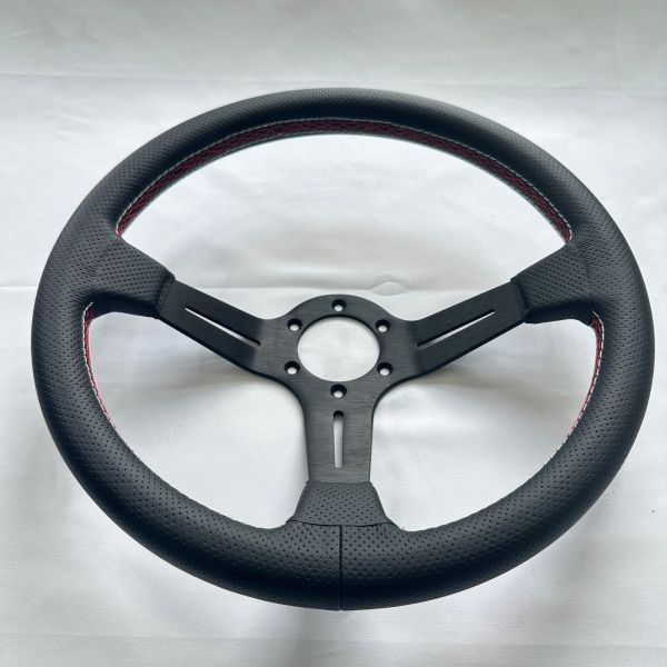 Aftermarket Racing Steering Wheel Lightweight Perforated Leather 350mm