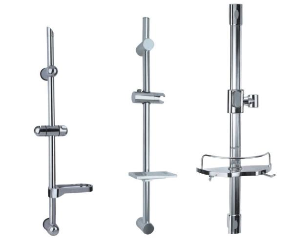 60cm Long Brass Chrome Plated Bathroom Shower Set With ABS Multiple Shower Heads