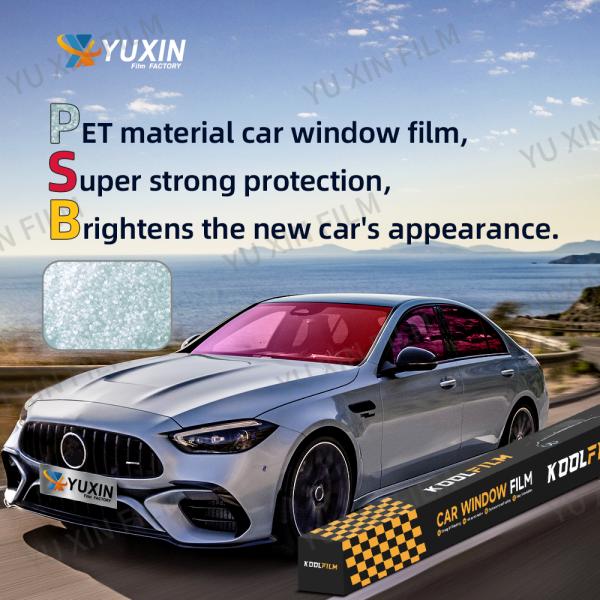 10 Years IRR 99% Sunset Chameleon Film Purple Anti-Glare UV Car Window Tint Film 
