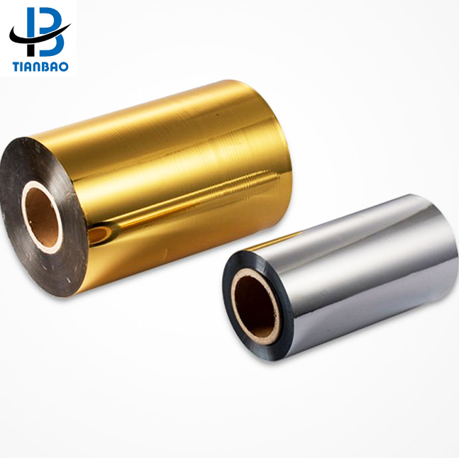 Pet Packaging Film Customized Printed Silver/Gold Colorful Aluminum Metallized Film