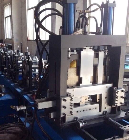 235Mpa Gutter Roll Forming Machine For Purlin Guard Seamless Gutter Roll Former Bending