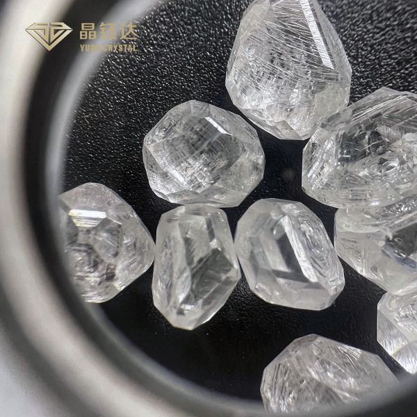 2.5ct 3.0ct ПРОТИВ неграненого алмаза SI HPHT