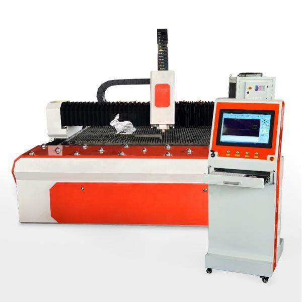 Water Cooling 3kw Raycus Fiber Laser Cutting Machine For Metal