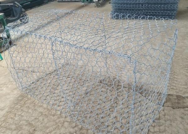 Hot Dipped Galvanized Woven Hexagonal Wire Mesh Gabion Basket 2.0-4.0mm Wire Guage for Erosion Control Project