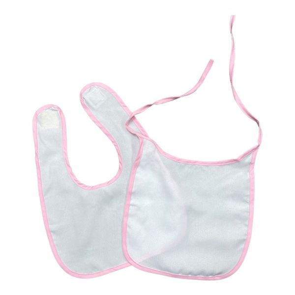 Custom Printing Logo Sublimation Baby Bib With Velcro Blanks