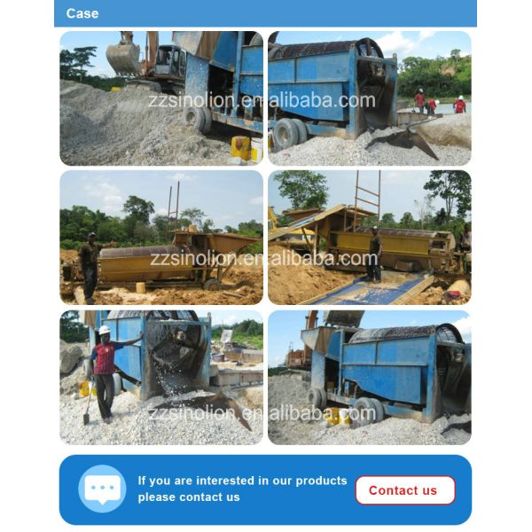 Technology Small Scale Mobile Placer Gold Washing Machine for Ghana Australia Bolivia