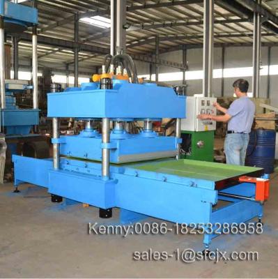 telhas de borracha de 1000mm que fazem a máquina o assoalho de borracha que vulcaniza a imprensa
