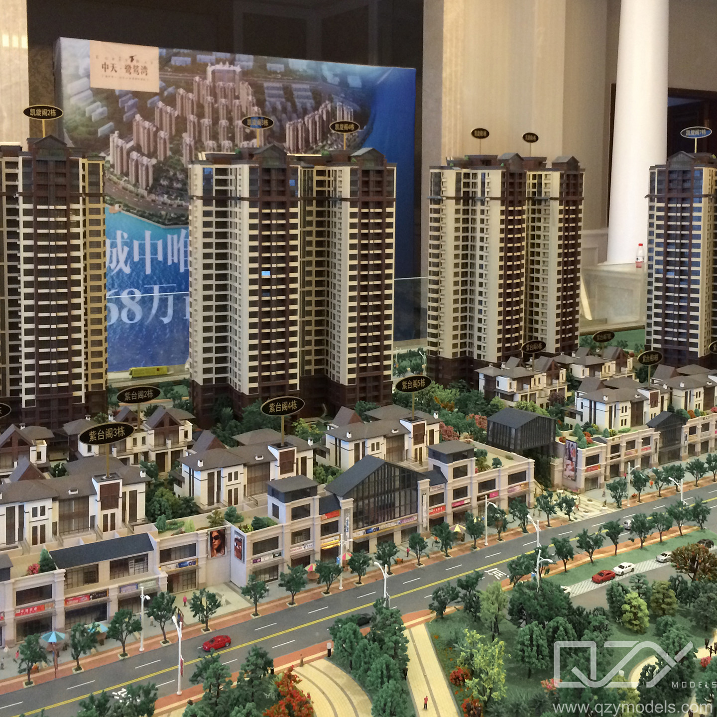 Zhongtian Group - 1/120 Hunan Heron Bay Model Архитектурная модель масштаба