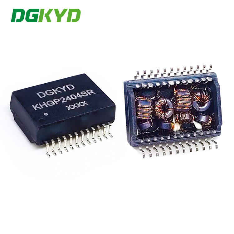 Фильтр изоляции локальных сетей трансформатора сети гигабита KHGP2404SR 1000BASE-TX