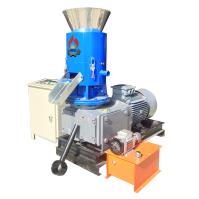 L'appartement de la machine 800KG/H de moulin de granule de la sciure SKJ3-450 meurent type avec la boîte de vitesse forte