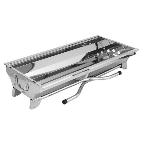 73*33.5*70cm Barbecue Outdoor Stainless Steel Barbecue Grill BBQ Carbon Grill Portable Folding Grill
