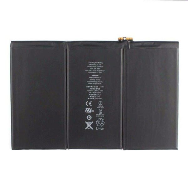 11560mAh Polymer Cell Apple IPad Battery Replacement For IPad 3 & 4 A1389