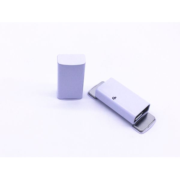 Rectangular Tin Containers For Mint / Biscuits 4c Offset Printing