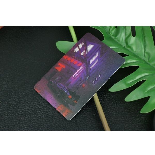 F05 / F08 Chip Bluetooth Smart Card Credit Card 128K Bit With Light Emitting Function