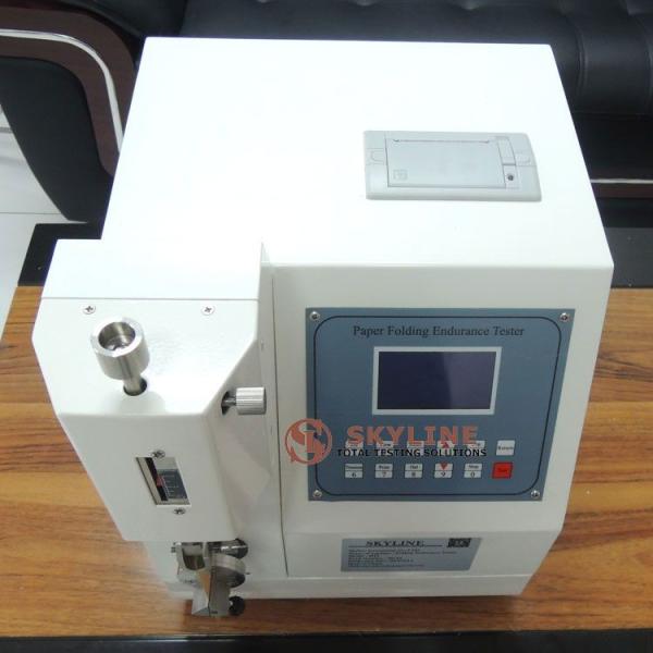SL - L55 Folding Speed Of (175±10) Times / Min Paper Board Folding And Bursting Strength Testing Machine