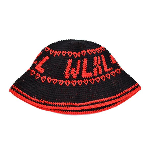 Hand woven Bucket hat leisure summer sun shading beach straw hat