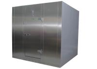 A caminhada personalizada em salas do congelador da carne de peixes 100mm pré-fabricou a caminhada nos refrigeradores
