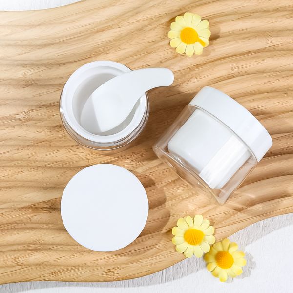 High Clarity BPA Free Recyclable PET Plastic Jar for Cosmetic Cream and Wide-Mouthed Packaging