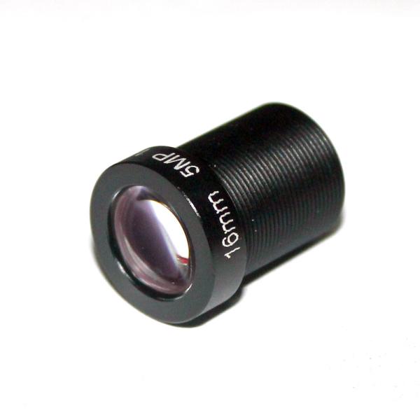 16mm Lens cctv Lens M12 5Megapixel for HD Security IP Camera F2.0 1/2.5 20Degree Angular View