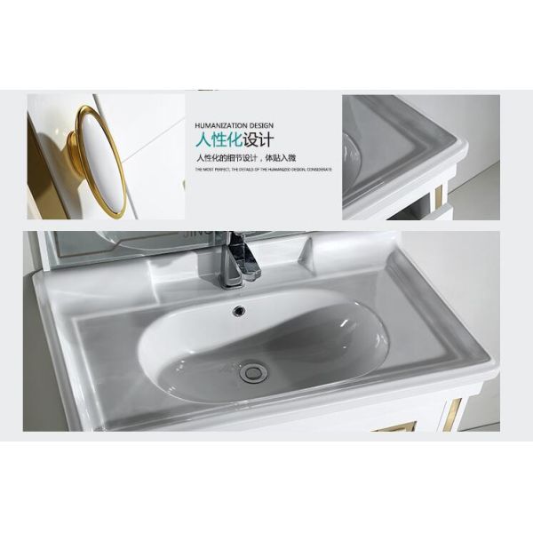 80 X48/cm PVC bathroom cabinet / wall cabinet / hung cabinet / white color for bathroom